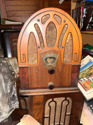 Radio Antigua Madera Crosley