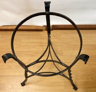 Macetero Hierro Forjado Negro