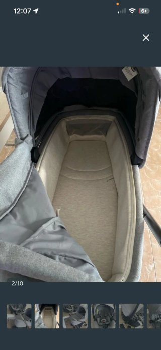Carrito Bebé Bellagio Gris