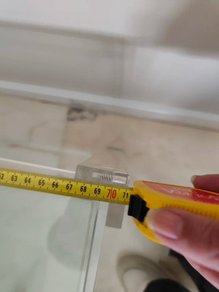 Mesa de centro de cristal y metacrilato