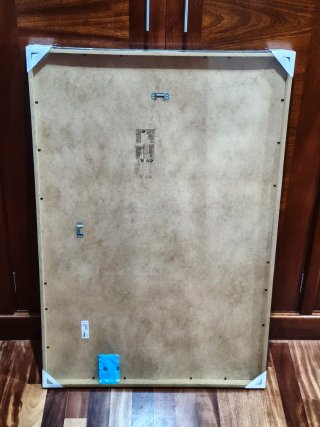 Marco Ribba 61x91cm Ikea Negro/Blanco nuevo