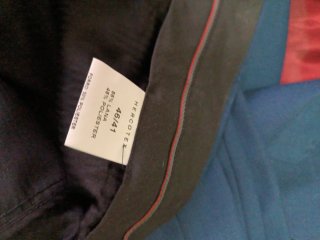 Traje de hombre azul