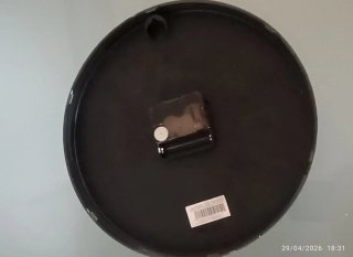 Orologio da parete Quarzo Rosso Bianco