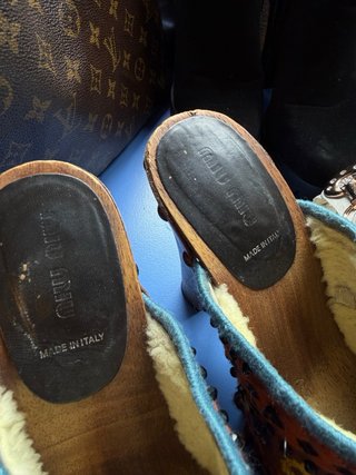 Zuecos Miu Miu Multicolor