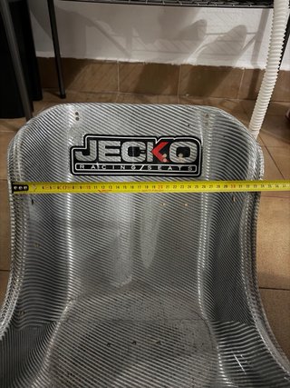 Asiento de Kart Jecko Racing Seats silver bh5
