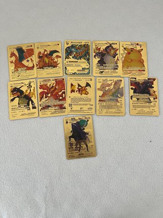 Cartas Pokémon Doradas Exclusivas