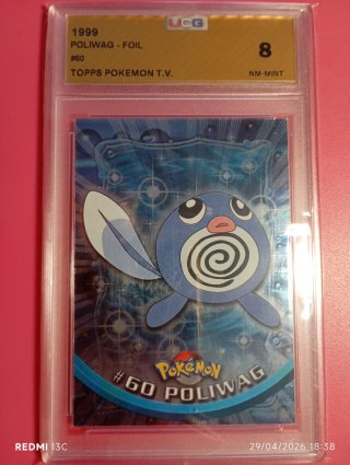 Poliwag Foil 1999 Topps Pokémon