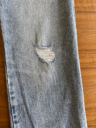 Jeans ragazza strappati con patch 12/13 anni
