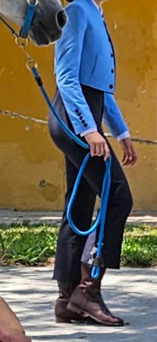 Traje de corto equino Talla 14 azul