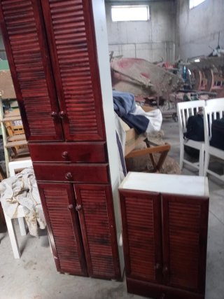 Armarios de baño de madera