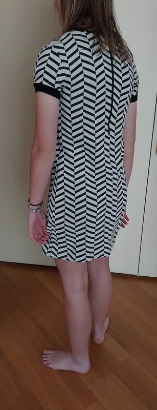 Abito Vintage Fantasia Zigzag - Taglia XS