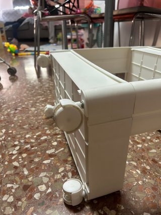 Carrito Auxiliar Blanco 3 Estantes