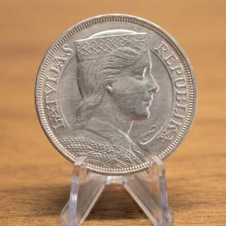 Colección Plata 5 Lati Letonia (1929 • 1931 ,1932)