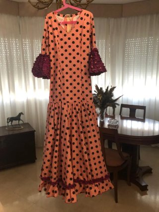 Traje Flamenca Canastero Lunares