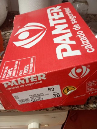 Zapatos de seguridad Panter S3 Talla 38