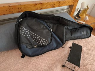 Guitarra Española Clásica +soporte pie+ funda