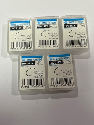 Caja 25 Anzuelos TIEMCO TMC 212Y Talla 11