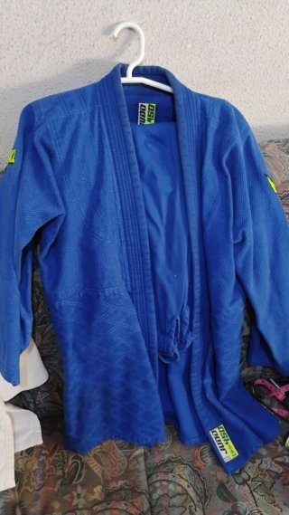 Kimonos Judo 450 Blanco/Azul Tallas L