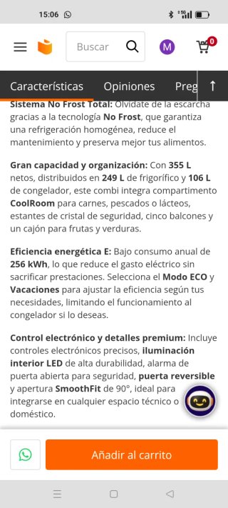 Frigorífico Beko Combi Total No-Frost