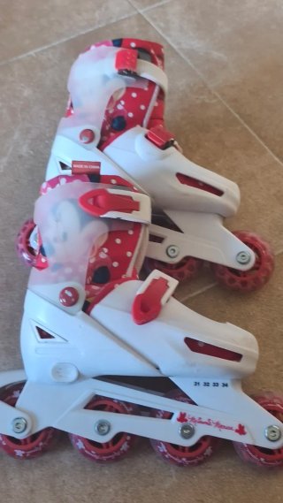 Patines Minnie Mouse Talla 31-34