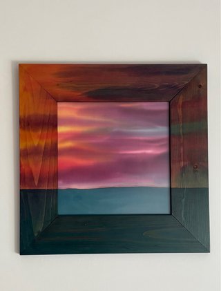 Tríptico Cuadro Amanecer