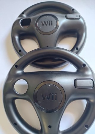 Wii Mario Kart con 2 volanti neri - Originali