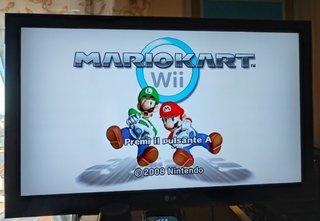 Wii Mario Kart con 2 volanti neri - Originali