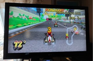 Wii Mario Kart con 2 volanti neri - Originali