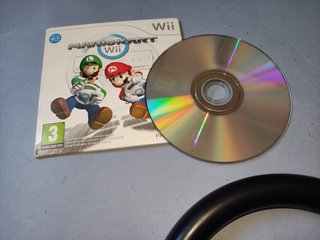 Wii Mario Kart con 2 volanti neri - Originali