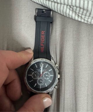 Reloj Tommy Hilfiger Hombre Negro/Plata