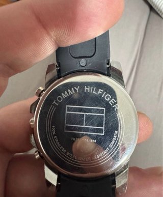 Reloj Tommy Hilfiger Hombre Negro/Plata