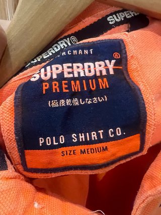 Polo Superdry Naranja Talla M
