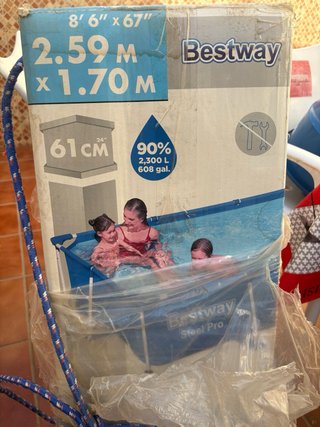 Manguera Piscina Blanca Plástico
