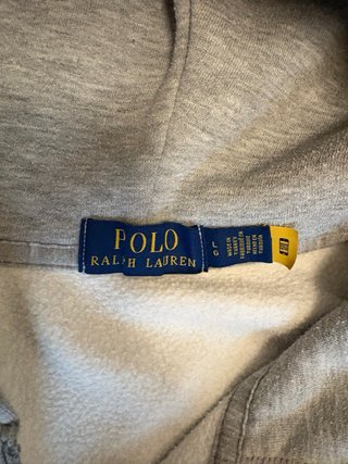 Felpa Polo Ralph Lauren con cappuccio, Grigia, L