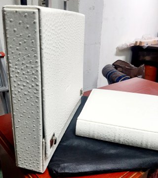 Maletín Piel Avestruz con Álbum 30 Láminas