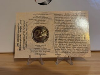 Moneda 2 euros Eslovenia 2010 Botánico proof like