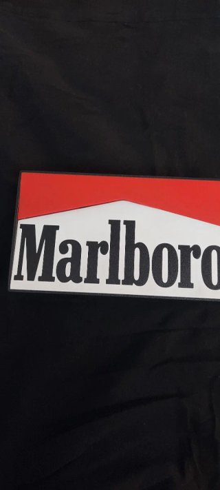 Lampada Marlboro Rossa e Bianca