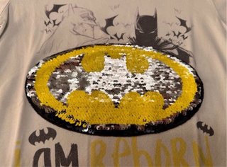 Lote 3 camisetas Batman y Spiderman 14 años
