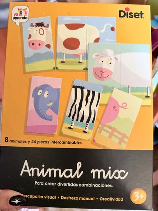 Juego Animal Mix Diset 8 animales