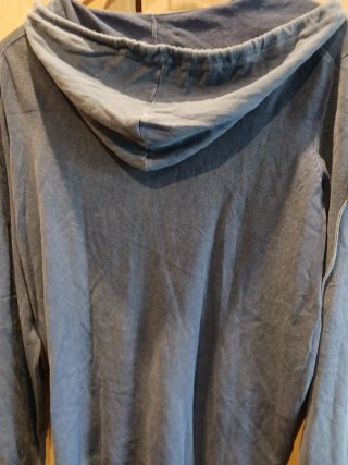 Jersey fino chico SPERA MEN azul, con Capucha
