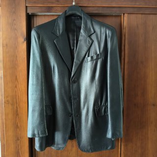 Chaqueta de auténtica piel negra