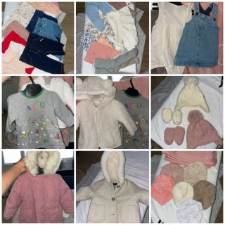 Lote Ropa Bebé Niña Bodies Manga Corta