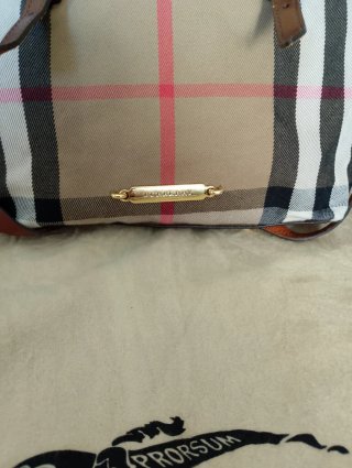 Borsa Burberry Originale Beige/Marrone A spalla
