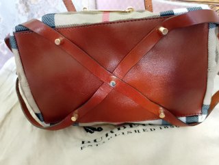 Borsa Burberry Originale Beige/Marrone A spalla