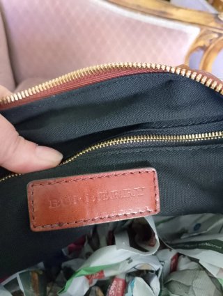 Borsa Burberry Originale Beige/Marrone A spalla