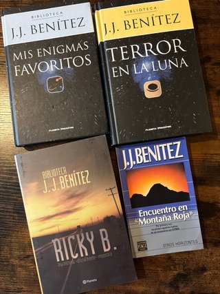Lote 4 Libros J. Jota Benítez Ovnis misterio Luna