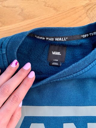 Sudadera Vans Azul hombre