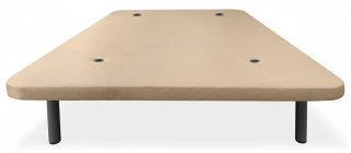 Base tapizada beige con patas