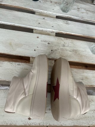 Botines ASH crema