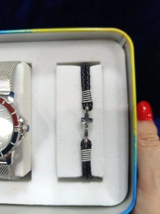 Reloj Viceroy Set Pulsera Plata Negro